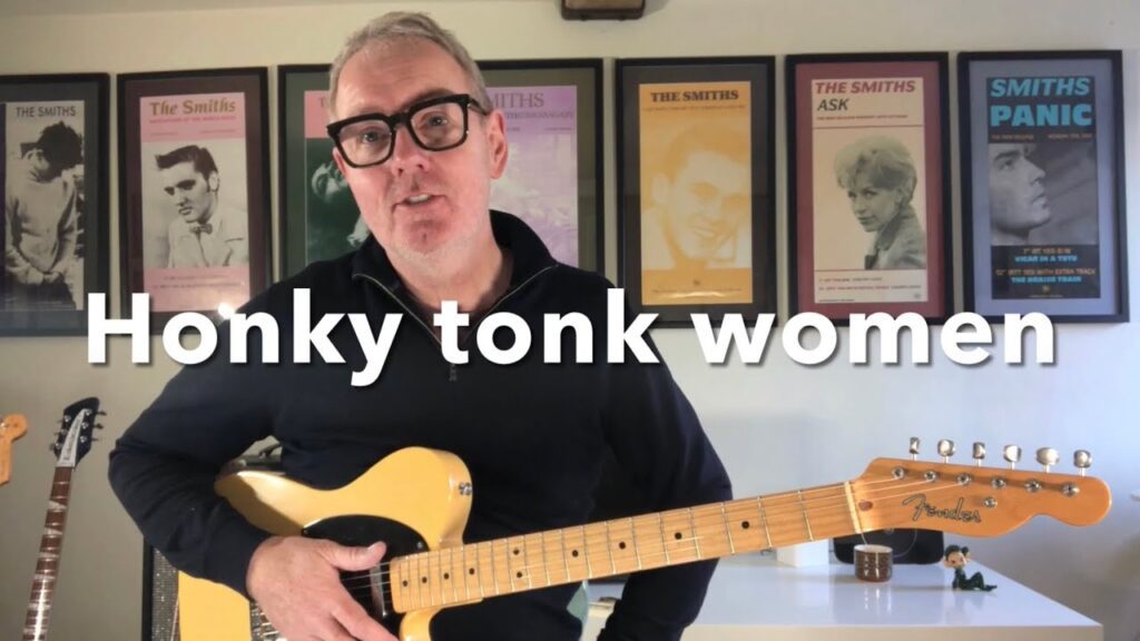 Honky Tonk Women The Rolling Stones Guitar Lesson Open G Tuning