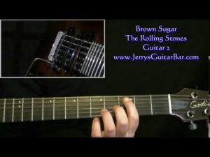 The Rolling Stones Brown Sugar Intro Guitar Lesson | Open G Tuning